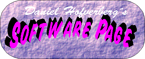 Daniel Hofverberg´s Software Page